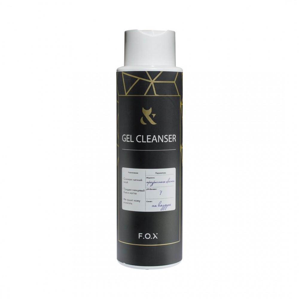 Средство для снятия гель-лака F.O.X  Cleanser, 500 мл