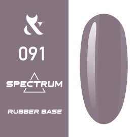 Каучуковая база для гель-лака F.O.X Spectrum Rubber Base 091, 14 мл