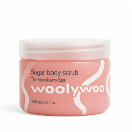 Цукровий скраб для тіла The Strawberry Spa WoolyWoo, 200 мл