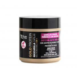 Восстанавливающая маска для окрашенных волос 3 в 1 TAHE  B.A.-GOLD PROTEIN MASCARILLA, 400 мл