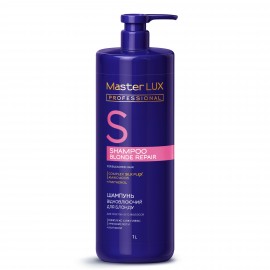 Шампунь восстанавливающий для осветлённых волос Master LUX professional Blonde Repair, 1000 мл