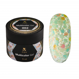 Гель-лак для дизайна F.O.X Multicolor Gel 002, 5 мл
