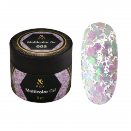 Гель-лак для дизайна F.O.X Multicolor Gel 003, 5 мл