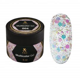 Гель-лак для дизайна F.O.X Multicolor Gel 004, 5 мл