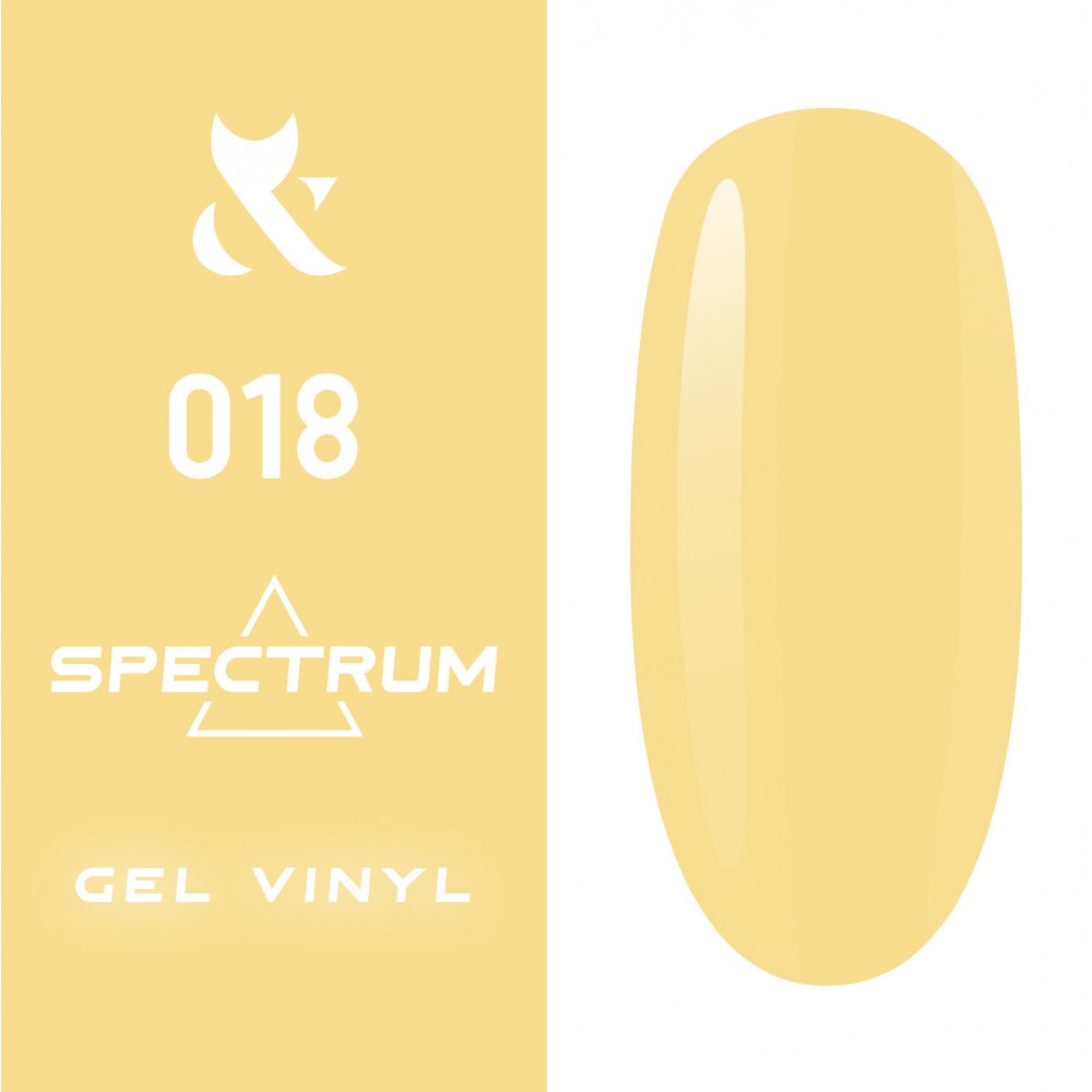 Гель-лак FOX gel-polish gold Spectrum 018, 7 мл