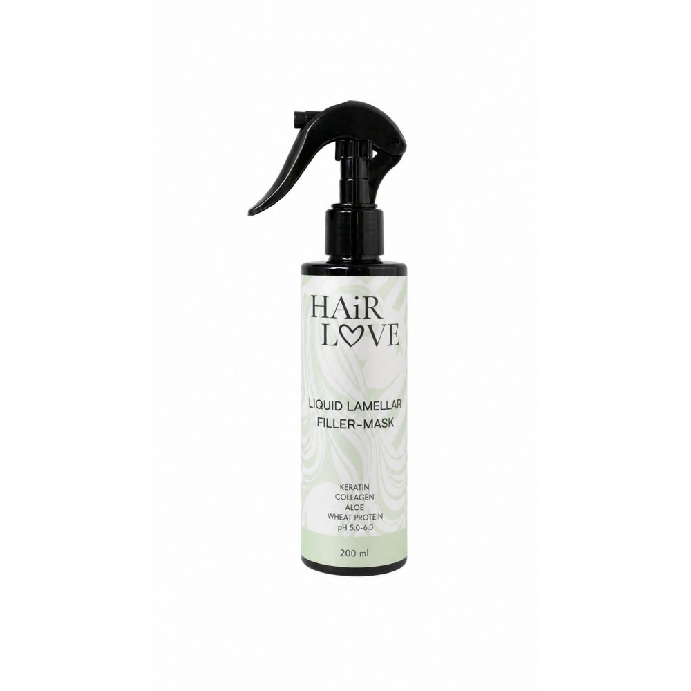 Жидкая ламелярна маска-филлер Liquid Lamellar filler-mask HairLove, 200 ml