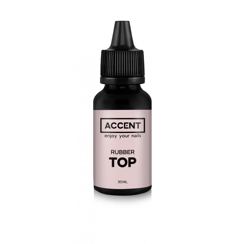 Топ каучуковый Rubber top coat Accent, 30 мл
