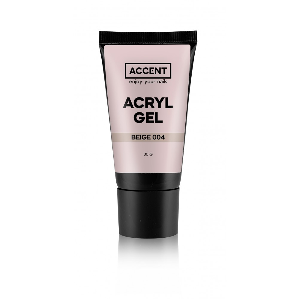 Акрил-гель бежевый Accent Acryl gel beige 004, 30 мл