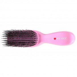 Щетка Spider I LOVE MY HAIR розовая  размер M