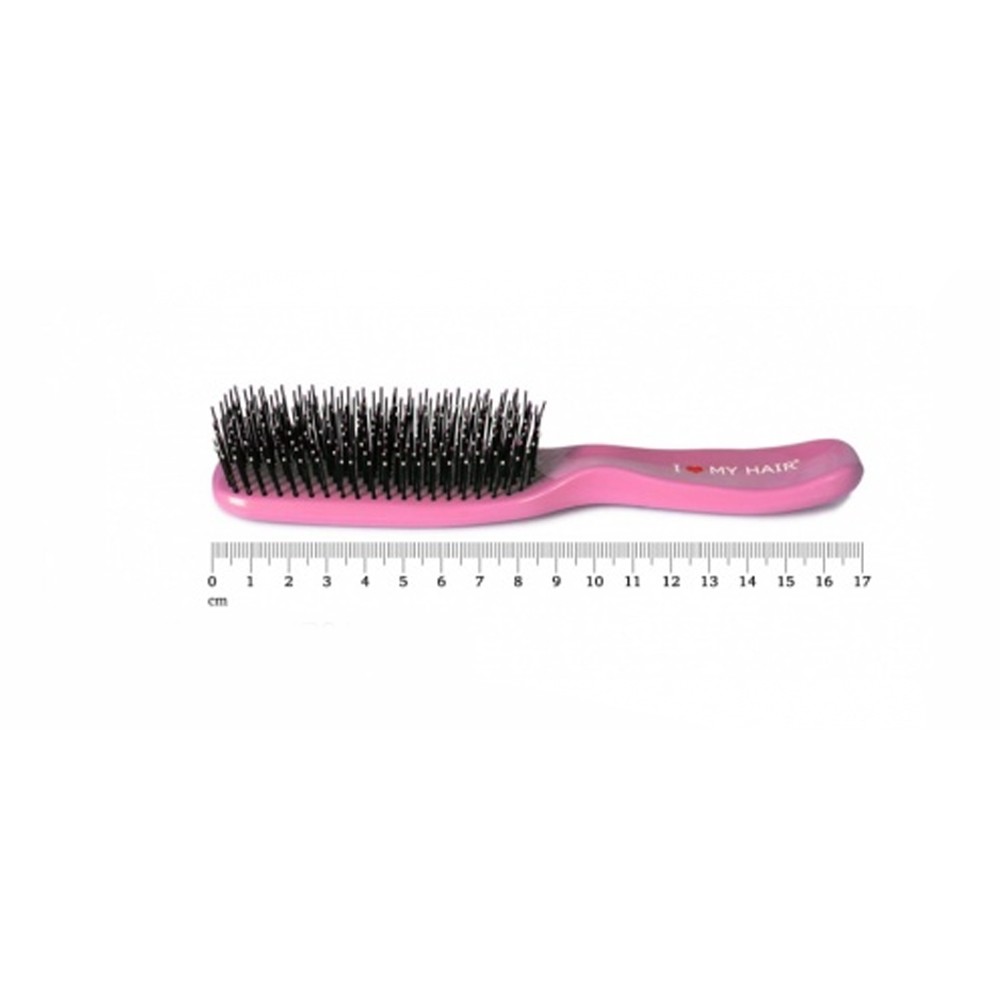Щетка Spider I LOVE MY HAIR розовая размер S