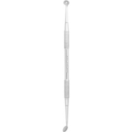 Ложка косметологическая двусторонняя STALEKS EXPERT 20 TYPE 1 (Уно + прямоуг. шумовка 15 отверстий)