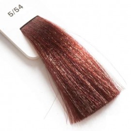 Крем-краска для волос Lisap LK Creamcolor OPC 5/54, светлый шатен красно-махагоновый, 100 мл