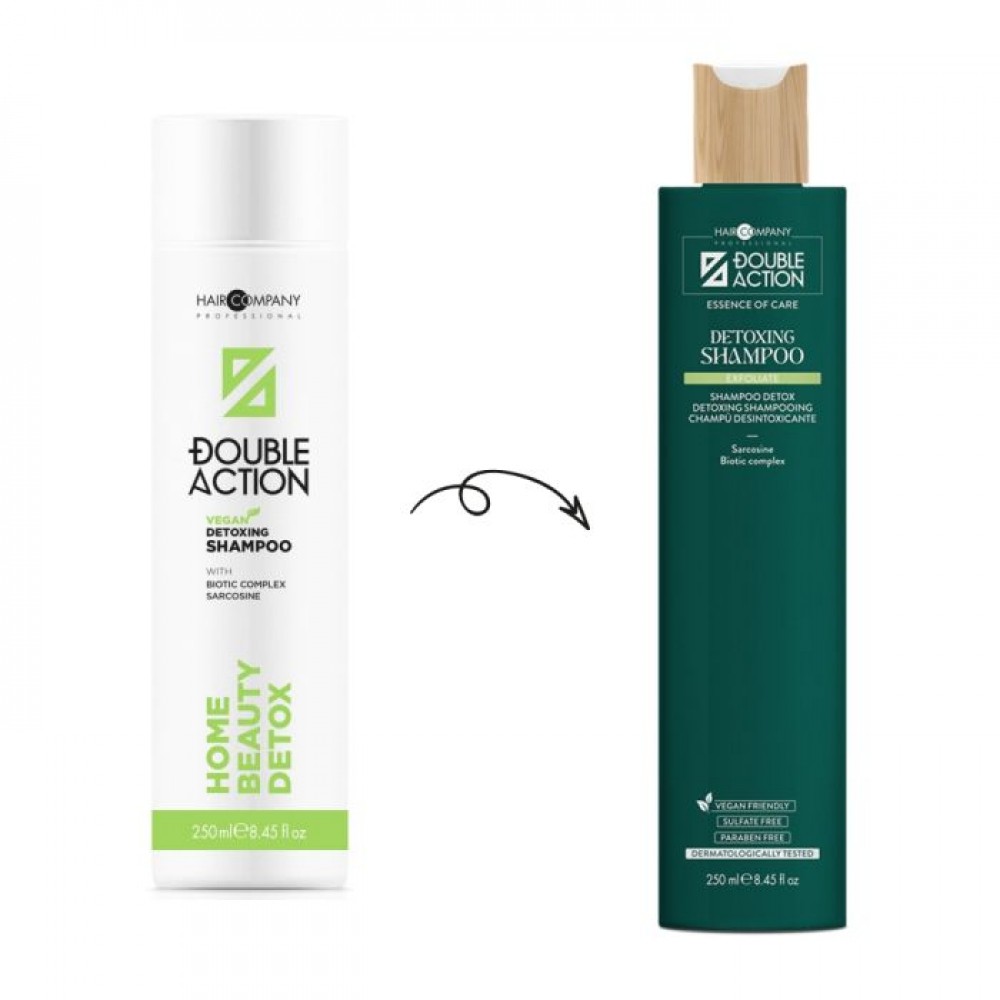 Шампунь восстанавливающий детокс для волос Double Action Hair Company, 250 мл