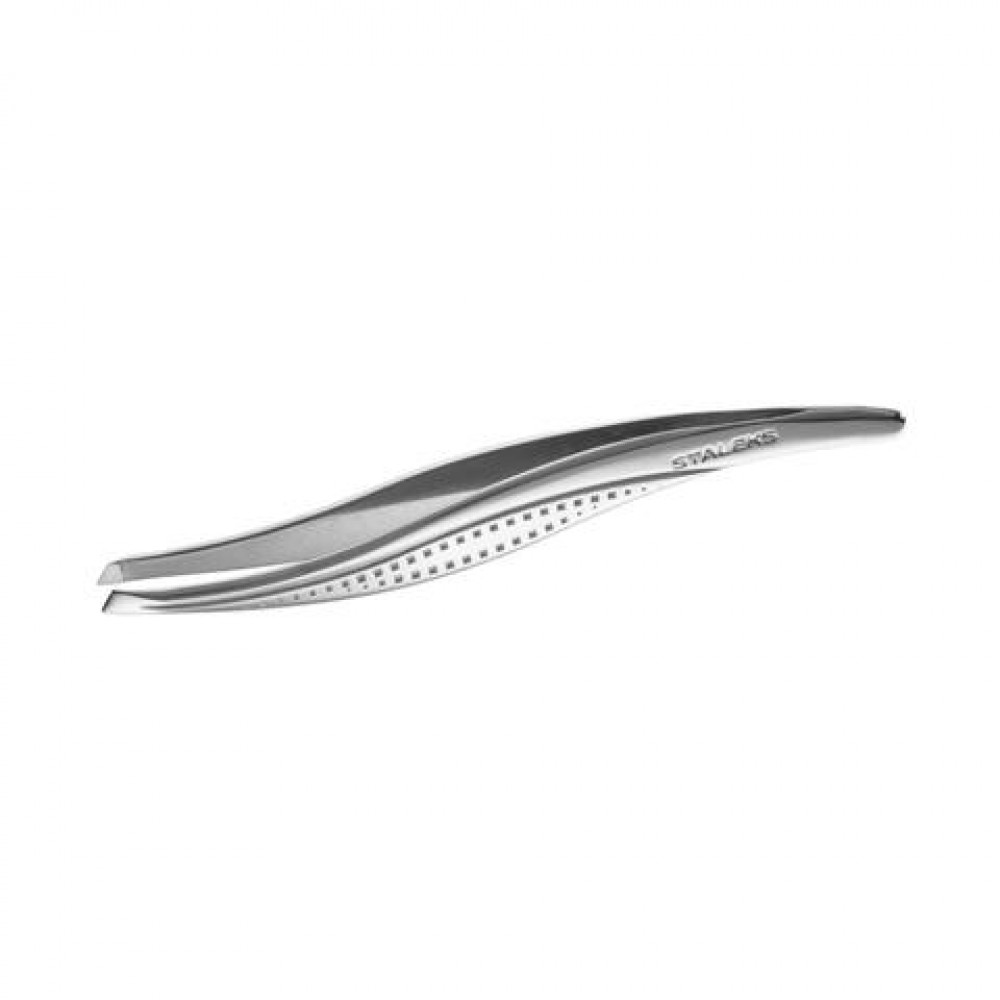 Пинцет для бровей STALEKS CLASSIC 12 TYPE 3 (широкие скошенные кромки) TC-12/3