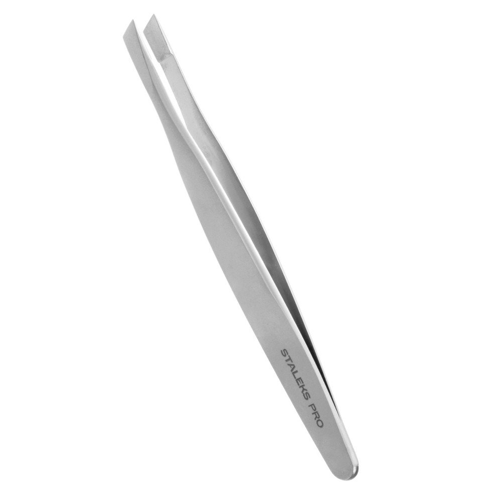 Пинцет для бровей STALEKS EXPERT 20 TYPE 3 (широкие скошенные кромки)