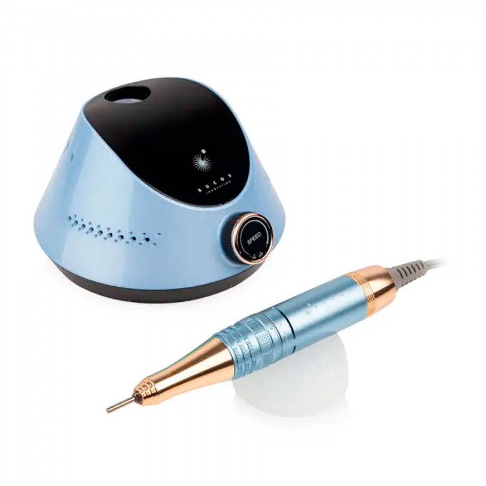 Профессиональный фрезер для маникюра 65W/35000 об/мин BUCOS Nail Drill X2 PRO, Голубой