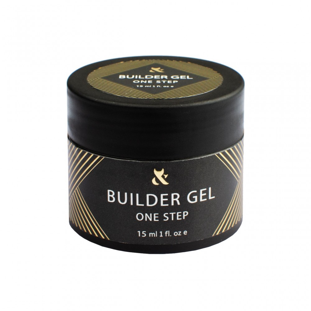 Гель для моделювання  F.O.X Builder gel One step Clear, 30 мл
