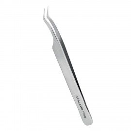 Пинцет профессиональный для ресниц STALEKS EXPERT 41 TYPE 7 (L-образный, 30')