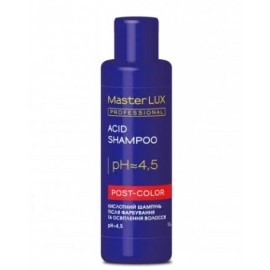 Шампунь кислотный после окрашивания и осветления волос MasterLUX Post color, 100 мл