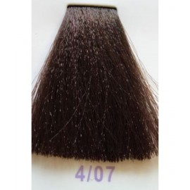 4/07 Крем-краситель для волос с низким содержанием аммиака DCM HOP Complex Hair Color Cream шатен натуральный песочный, 100 мл