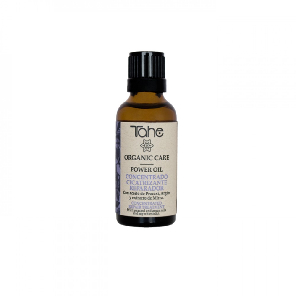 Восстанавливающая сыворотка для сухих и повреждённых волос Tahe ORGANIC CARE POWER OIL CONCENTRATE, 30 мл