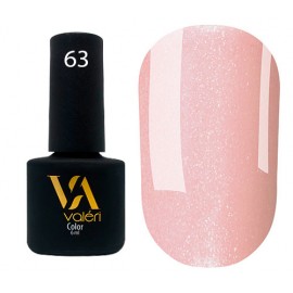 Гель-лак Valeri Color № 063 (персиково-розовый, эмаль), 6 мл