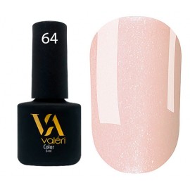 Гель-лак Valeri Color № 064 (бежево-розовый, микроблеск), 6 мл