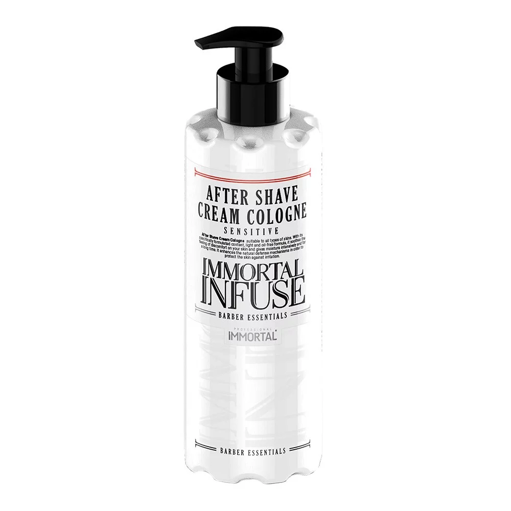 Крем после бритья для чувствительной кожи Immortal Infuse After Shave Cream Cologne Sensitive, 400 мл