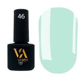 Гель-лак Valeri Color № 046 (зеленовато-голубой, эмаль), 6 мл