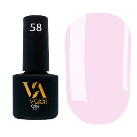 Гель-лак Valeri Color № 058 (розово-лиловый, эмаль), 6 мл