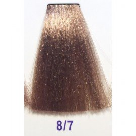 8/7 Крем-краситель для волос с низким содержанием аммиака DCM HOP Complex Hair Color Cream светлый блондин бежевый, 100 мл