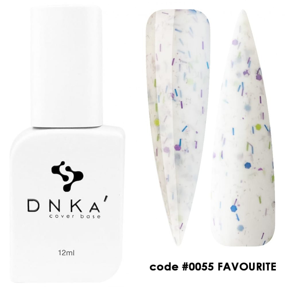 Камуфлирующая база DNKa Cover Base, 12 ml #0055 Favourite