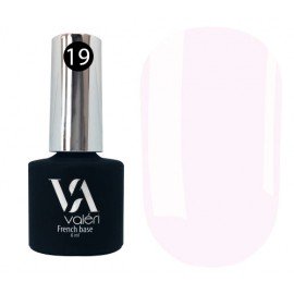 Valeri French Base № 19 - камуфлююча база (ніжно-рожевий, емаль), 6 мл