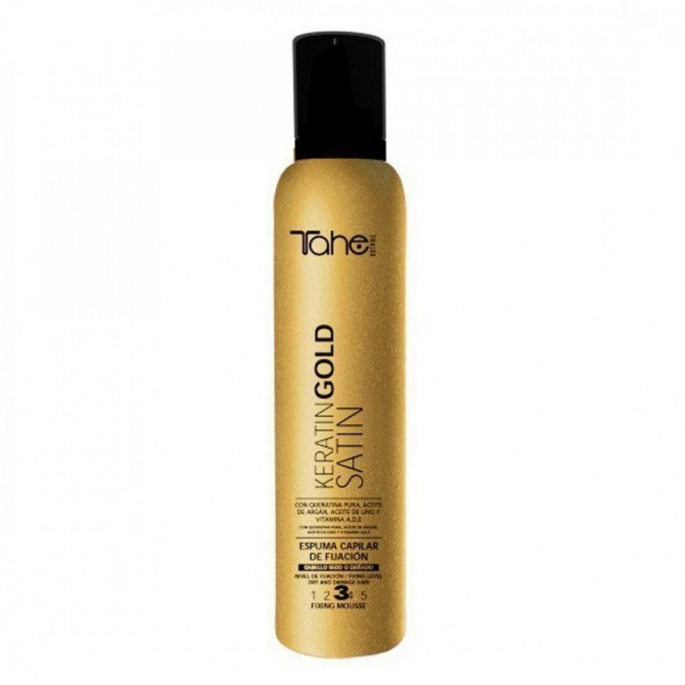 Мусс для волос BOTANIC ACABADO-GOLD SATIN MOUSSE FIXING LEVEL 3, 300 мл