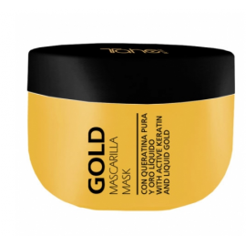 Маска для волос с жидким золотом и кератином TAHE Botanic acabado-gold mask, 300 мл