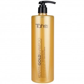 Шампунь для волосся з кератином і рідким золотом Tahe Botanic Gold Keratin Shampoo, 1000 мл
