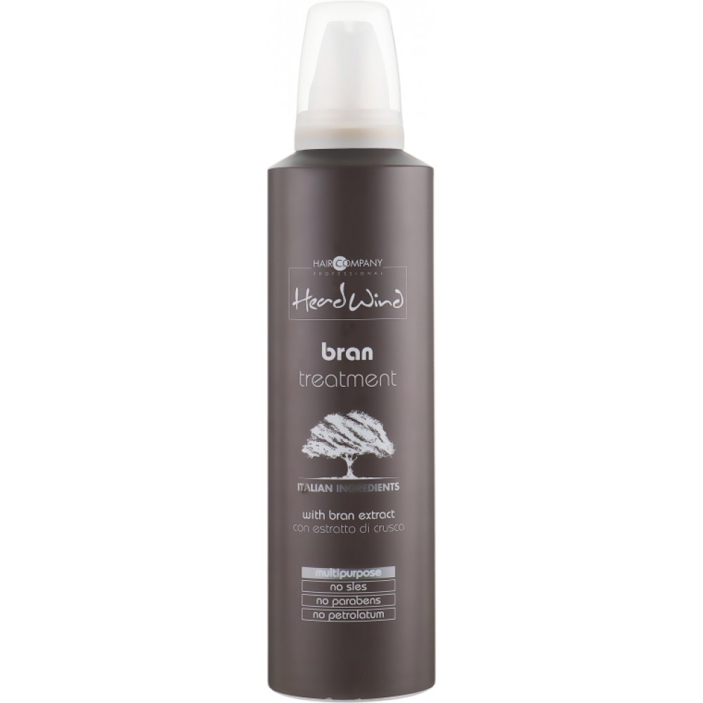 Мусс на основе рисовых отрубей HAIR COMPANY Head Wild Bran Treatment, 250 мл