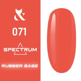 Каучуковая база для гель-лака F.O.X Spectrum Rubber Base 071, 14 мл