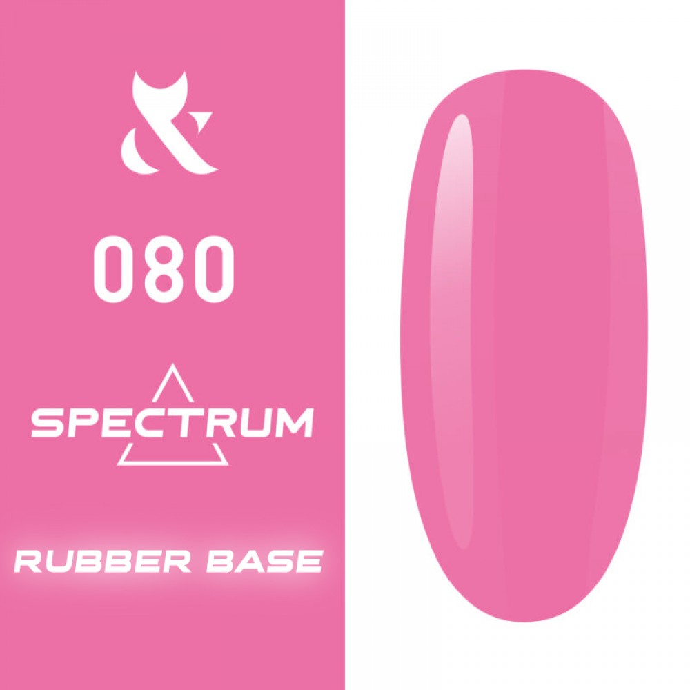 Каучуковая база для гель-лака F.O.X Spectrum Rubber Base 080, 14 мл