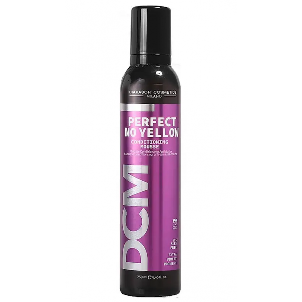 Антижелтый мусс для волос DCM Perfect No Yellow Conditioning Mousse, 250 мл