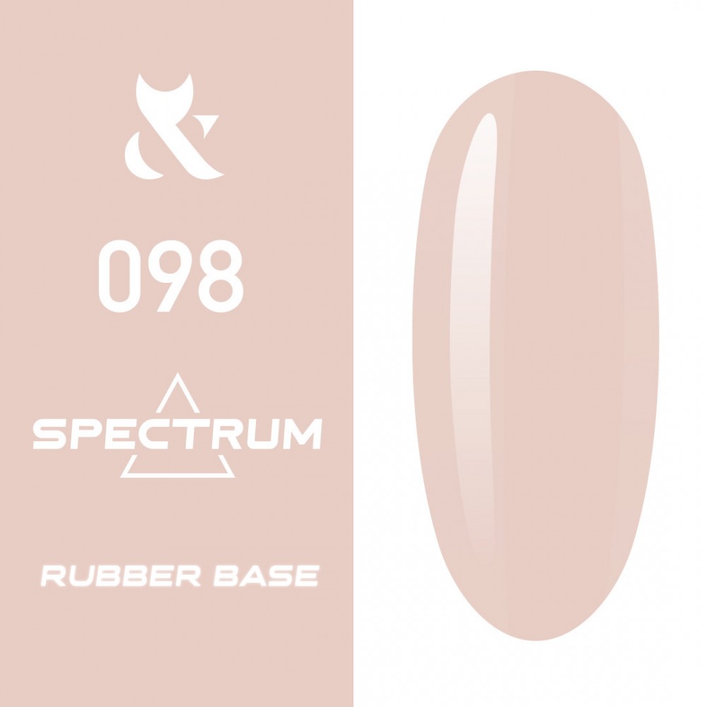 Каучуковая база для гель-лака F.O.X Spectrum Rubber Base 098, 14 мл