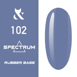Каучуковая база для гель-лака F.O.X Spectrum Rubber Base 102, 14 мл