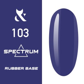 Каучуковая база для гель-лака F.O.X Spectrum Rubber Base 103, 14 мл