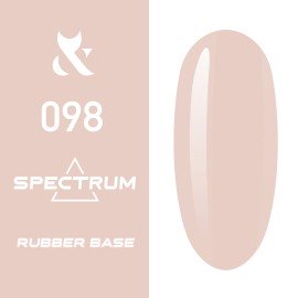 Каучуковая база для гель-лака F.O.X Spectrum Rubber Base 098, 14 мл