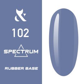 Каучуковая база для гель-лака F.O.X Spectrum Rubber Base 102, 14 мл