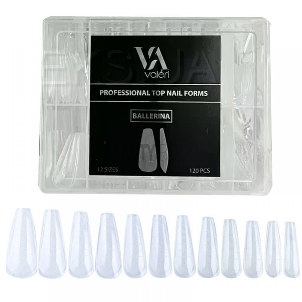Верхние формы Балерина Valeri Top Nail Forms Balerine (120 шт)