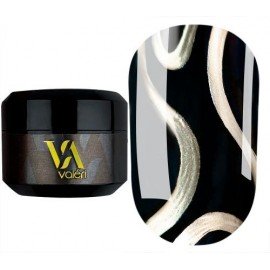 Гель-краска металлическая золотая Valeri Gold Metal Gel, 5 мл