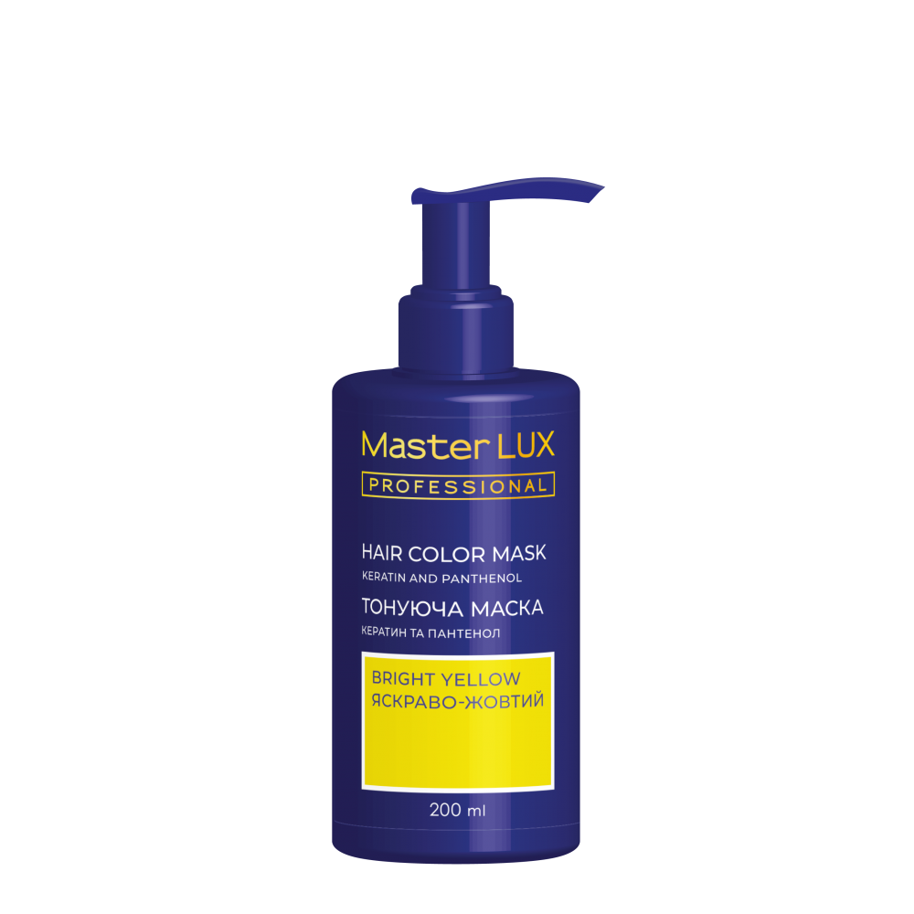 Маска тонирующая для волос Master LUX professional Ярко-жёлтый 200 мл