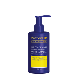 Маска тонирующая для волос Master LUX professional Ярко-жёлтый 200 мл