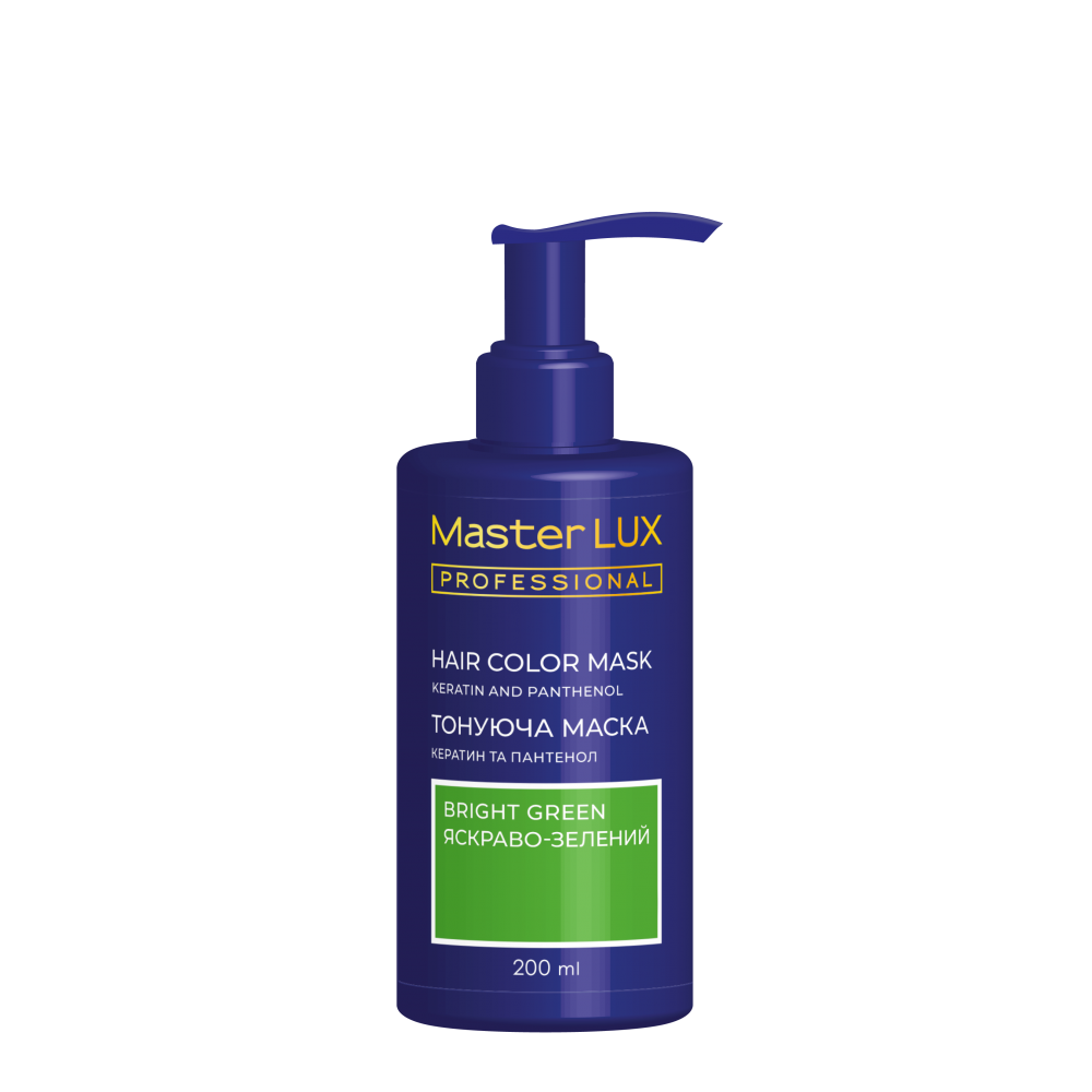 Маска тонирующая для волос Master LUX professional Ярко-зелёный 200 мл